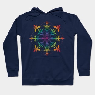 Rainbow Mandala Hoodie